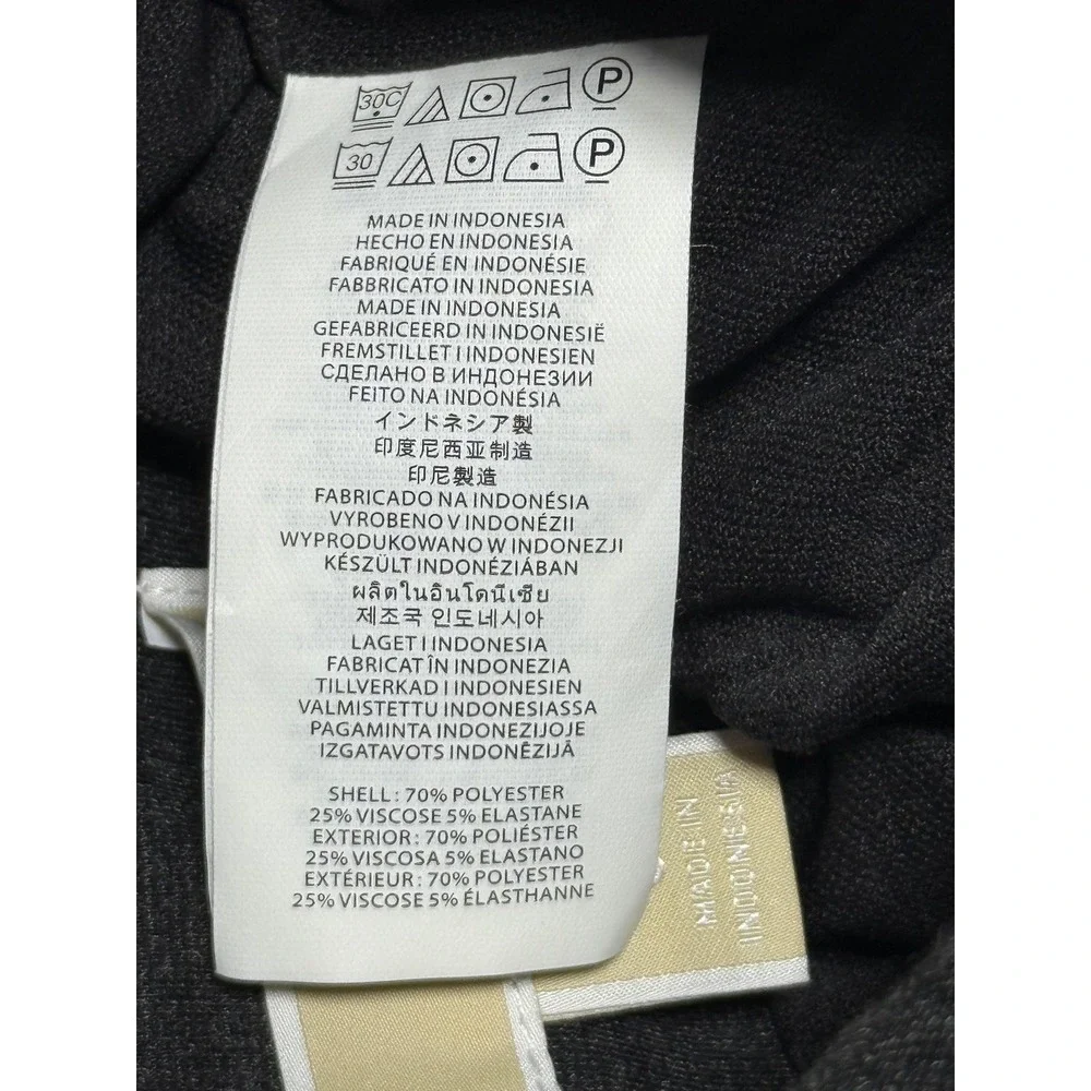Michael Kors Skirt Womens 6 Charcoal Grey Pencil‎ Stretch Zipper Pockets Career